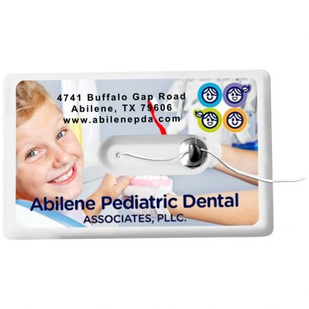 Credit Card Size Custom Dental Floss Dispenser