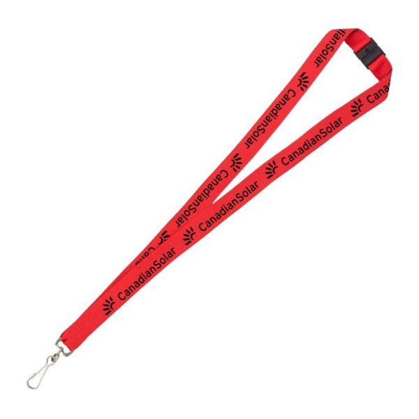 Custom Polyester Lanyards - 3/4" with Safety Breakaway