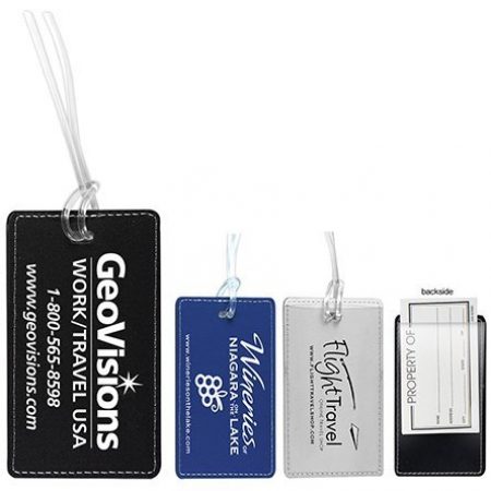 Faux Leather Promotional Luggage Bag Tag