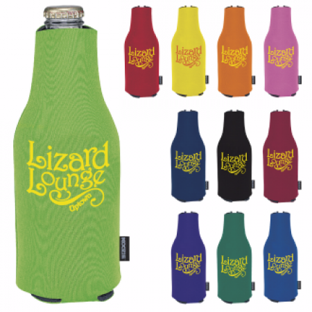 Custom Koozie Zip-Up Bottle Cooler