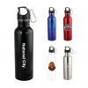 Wide Mouth Stainless Steel Custom Sports Bottle - 25oz